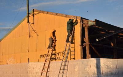 LA MUNICIPALIDAD INICIÓ LA OBRA DE REMODELACIÓN DEL GALPÓN AMARILLO DONDE FUNCIONARÁ EL MUSEO DE ARTES VISUALES, EN LA ESTACIÓN DEL FERROCARRIL