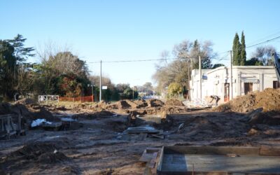 AVANZA LA ETAPA FINAL DE LA OBRA DE DESAGÜES PLUVIALES EN EL SECTOR DE LA AMPLIACIÓN URBANA