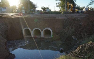SE COMPLETÓ LA OBRA DE DESAGÜES PLUVIALES EN PAUL HARRIS Y EL CRUCE CON LAS VÍAS: AHORA EL SECTOR TIENE UNA MAYOR CAPACIDAD DE ESCURRIMIENTO DE AGUA