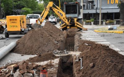 EL MUNICIPIO CULMINÓ EL RECAMBIO DE CAÑERÍAS DE AGUA EN LA ESQUINA DE VILLEGAS Y ORO