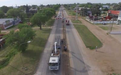 Se trabaja en la iluminación del acceso García Salinas