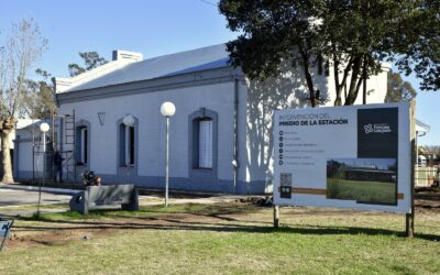 EL MUNICIPIO INAUGURA LA OBRA DE REFACCIÓN INTEGRAL DEL EDIFICIO HISTÓRICO DE LA ESTACIÓN DE TRENES DE 30 DE AGOSTO DONDE FUNCIONARÁ LA BIBLIOTECA PÚBLICA Y UN AULA DIGITAL