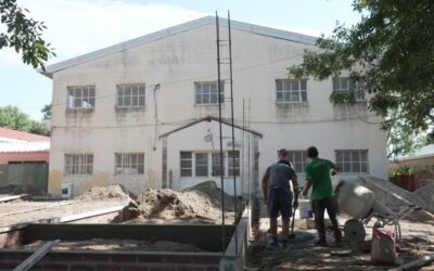 CON FONDOS DE PROVINCIA Y MUNICIPIO, SE CONSTRUYE UNA IMPORTANTE OBRA DE AMPLIACIÓN DEL EDIFICIO DE LA ESCUELA PRIMARIA Nº 46