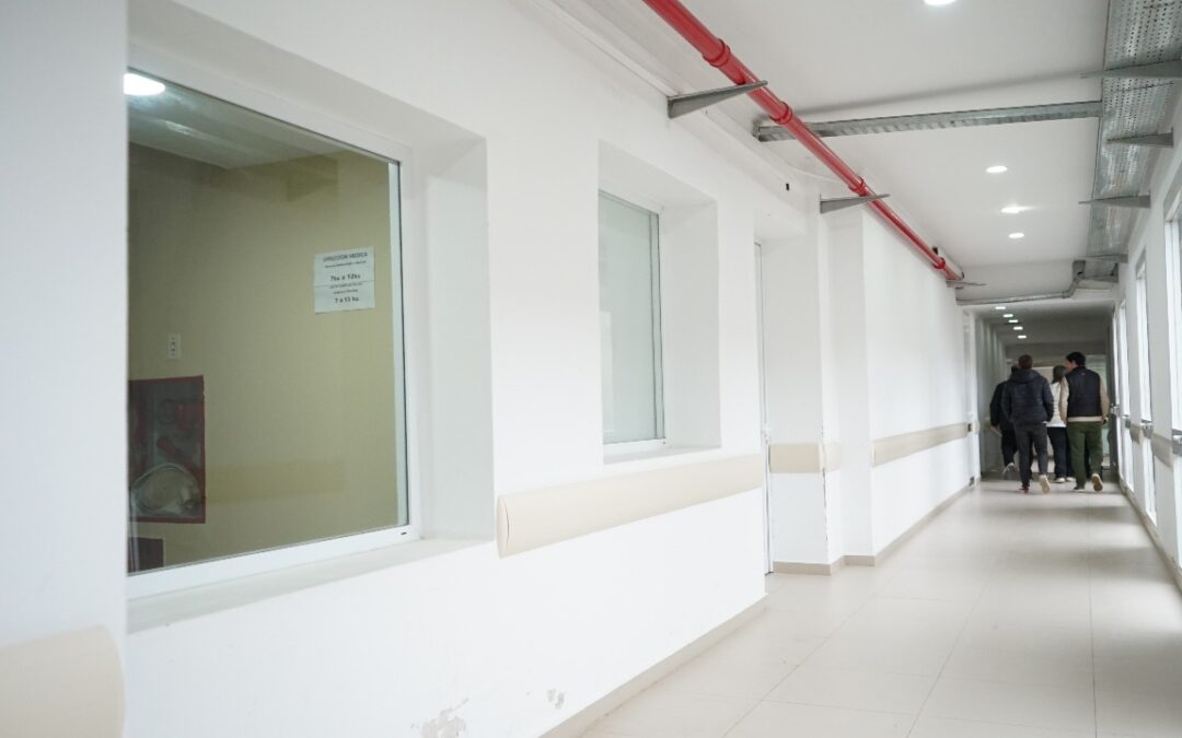 HOSPITAL MUNICIPAL: SE FINALIZARON OBRAS INTERNAS Y SE REALIZAN MÁS MEJORAS EDILICIAS
