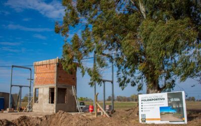 AVANZA LA OBRA DE AMPLIACIÓN Y MEJORAS DEL PREDIO DEL POLIDEPORTIVO MUNICIPAL “POROTO” ABÁSOLO