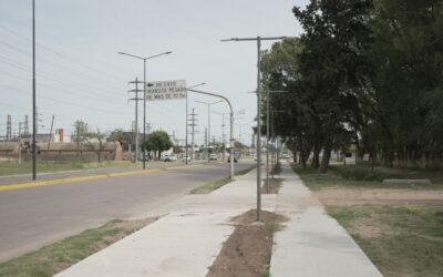 EL INTENDENTE FRANCISCO RECOULAT SUPERVISÓ EL AVANCE DE LA OBRA DE REMODELACIÓN DEL ACCESO GARCÍA SALINAS