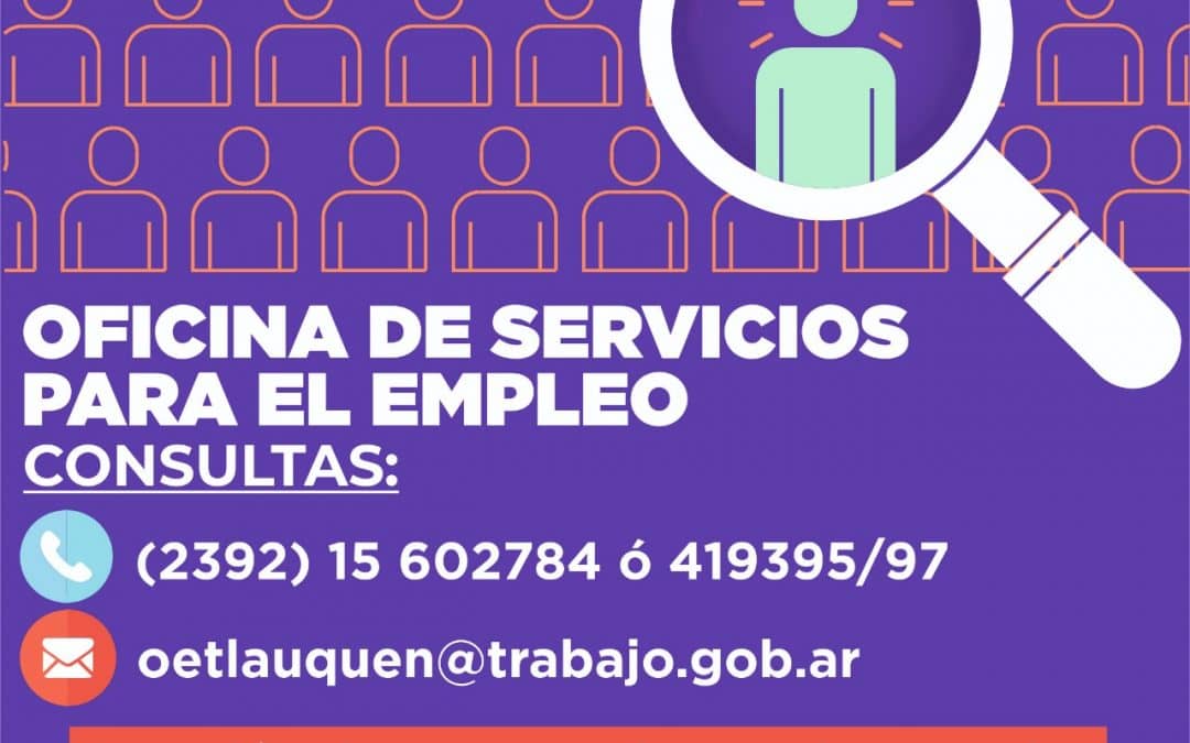 LA OFICINA DE SERVICIOS PARA EL EMPLEO ESTÁ ACTUALIZANDO SU BASE DE DATOS PARA LOS OFICIOS DE DURLERO, PLOMERO, TECHISTA Y JARDINERO