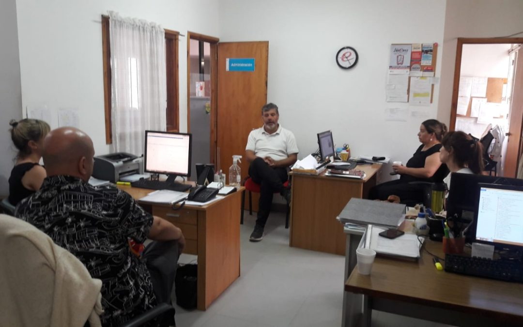 REUNIÓN EN LA OFICINA DE EMPLEO EN BUSCA DE PROFUNDIZAR LAS ACCIONES DE INSERCIÓN LABORAL Y CAPACITACIÓN PARA LOS JÓVENES