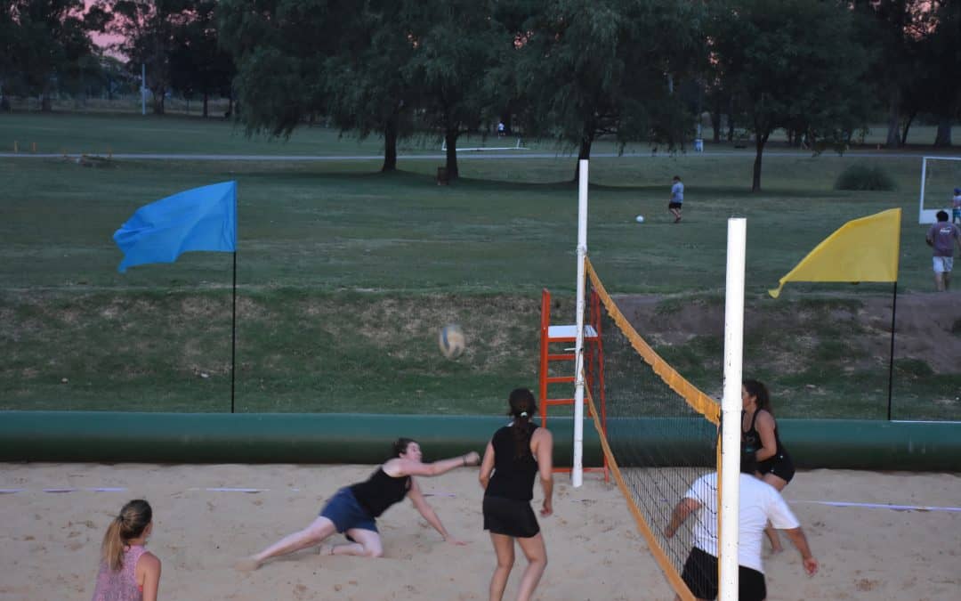 Olimpíadas del Reencuentro: se realizó la segunda jornada de beach voley