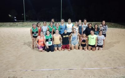 OLIMPÍADAS DEL REENCUENTRO Y LA JUVENTUD: VALIENTES SE CONSAGRÓ CAMPEÓN DEL TORNEO DE CESTO BEACH FEMENINO