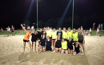 OLIMPÍADAS DEL REENCUENTRO Y LA JUVENTUD: LAS GUERRERAS SON LAS CAMPEONAS DEL TORNEO DE BEACH HÁNDBOL FEMENINO
