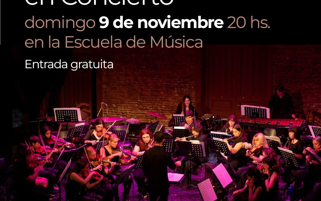 LA ORQUESTA JUVENIL DE LA ESCUELA MUNICIPAL DE MÚSICA SE PRESENTARÁ EN CONCIERTO EL DOMINGO 9 DE NOVIEMBRE