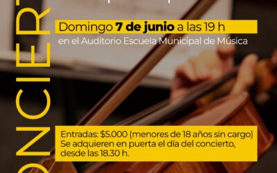 LA ORQUESTA SINFÓNICA Y LA ORQUESTA DE GUITARRAS TRENQUELAUQUENCHES OFRECERÁN UN CONCIERTO ESTE DOMINGO (7) EN LA ESCUELA DE MÚSICA