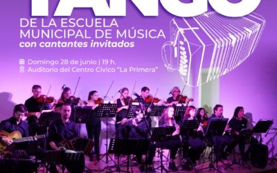 LA ORQUESTA DE TANGO DE LA ESCUELA MUNICIPAL DE MÚSICA SE PRESENTARÁ ESTE DOMINGO (28) EN EL CENTRO CÍVICO