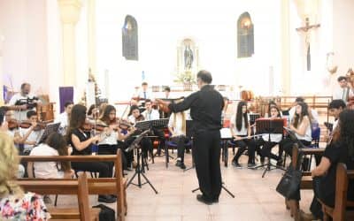 LAS ORQUESTAS JUVENIL Y SINFÓNICA CERRARON EL AÑO CON UN CONCIERTO EN LA PARROQUIA