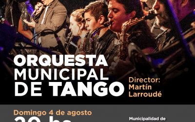 LA ORQUESTA MUNICIPAL DE TANGO Y LA VOZ DE FREDY ANGULO, EL DOMINGO EN EL AUDITORIO DE LA ESCUELA DE MÚSICA