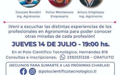 CICLO DE CHARLAS “OTRAS MIRADAS DE LA PROFESIÓN”: DOS INGENIEROS AGRÓNOMOS Y UN EMPRESARIO EXPONDRÁN SOBRE AGRONOMÍA