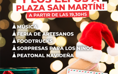 EL DOMINGO (21) PAPÁ NOEL Y LOS ELFOS ESTARÁN EN LA PLAZA SAN MARTÍN