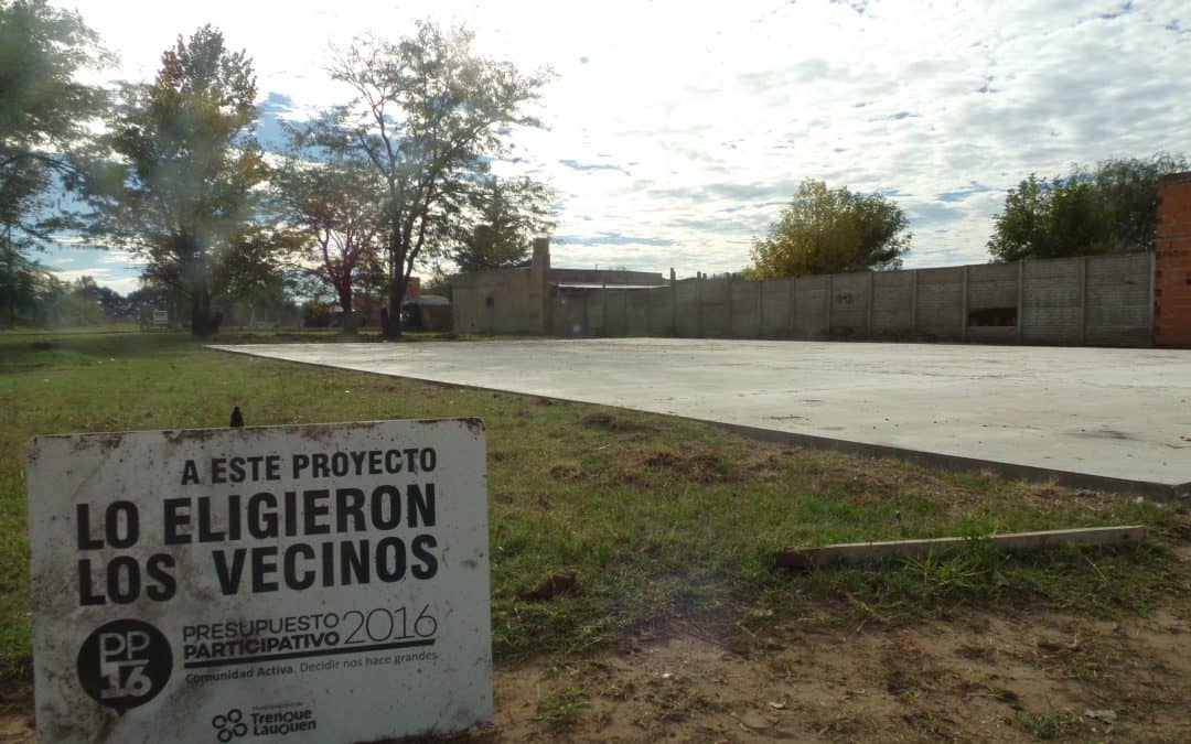 Avanzan las obras del Presupuesto Participativo 2016