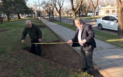 ESTE SÁBADO LOS VECINOS DEL BARRIO FORESTARÁN LA PLAZA BRITÁNICA