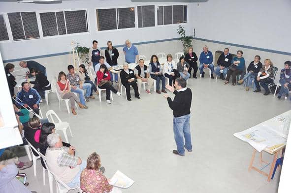 Tercera Asamblea del PP en el Centro Indio Trompa