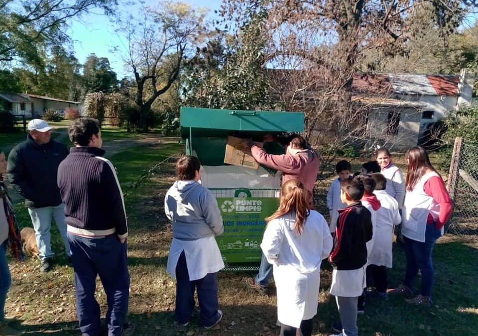 Se inauguró un nuevo Punto Limpio Rural en la Escuela 31