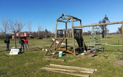 Se terminó otra obra del PP 2016: senderos y juegos en el parque Favaloro