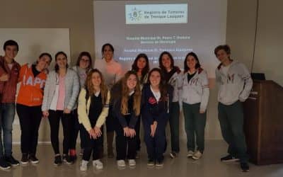 EN EL MARCO DE UN PLAN DE PASANTÍAS, ALUMNOS DE 6° AÑO SECUNDARIO FUERON A CONOCER EL FUNCIONAMIENTO DEL REGISTRO DE TUMORES