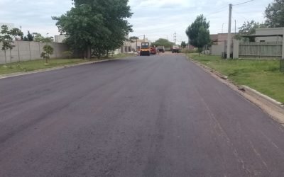 QUEDÓ FINALIZADA LA OBRA DE PAVIMENTO EN CALLE TAVOLONI, ENTRE BELGRANO Y DORREGO, EN EL MARCO DEL PLAN DE PAVIMENTACIÓN QUE REALIZA EL MUNICIPIO
