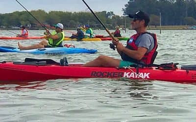 WALTER VIOLINO FUE EL GANADOR DEL TERCER CONCURSO DE PESCA EN KAYAK EN CUERO DE ZORRO