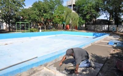 El Municipio reacondiciona la pileta de Casa del Niño