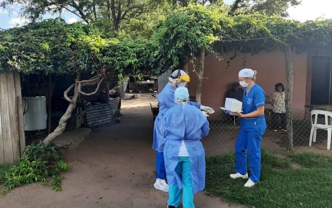 COVID-19: PERSONAL DE SALUD REALIZÓ 49 HISOPADOS EN GIRODÍAS E HIZO UN RELEVAMIENTO CASA POR CASA EN TODA LA LOCALIDAD