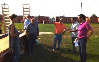 EL INTENDENTE RECORRIÓ LA OBRA DE LAS 56 VIVIENDAS DEL PLAN RECONSTRUIR QUE EL MUNICIPIO LEVANTA EN UN SECTOR DE LA AMPLIACIÓN URBANA