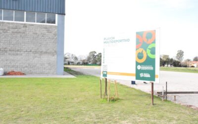 BERUTI: AVANZA LA OBRA DEL PLAYÓN MULTIDEPORTIVO, GANADORA DEL PRESUPUESTO PARTICIPATIVO