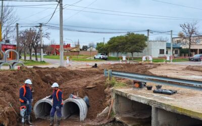 EL MUNICIPIO AVANZÓ CON LA OBRA DE ADECUACIÓN DEL CANAL PLUVIAL EN CALLE MALDONADO