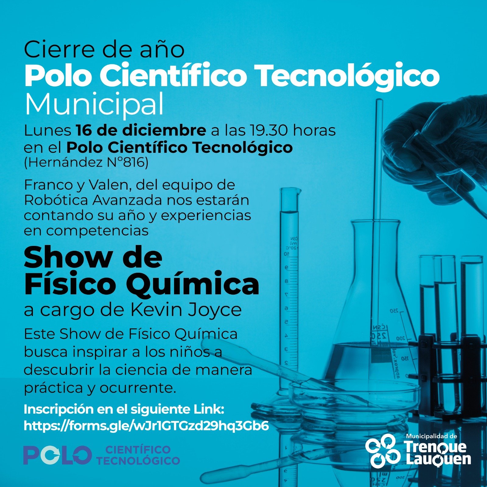 CIERRE DE AÑO EN EL POLO CIENTÍFICO TECNOLÓGICO MUNICIPAL, EL PRÓXIMO ...