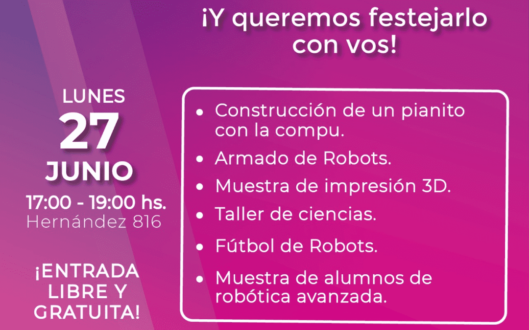 EL POLO CIENTÍFICO TECNOLÓGICO FESTEJARÁ EL PRÓXIMO LUNES (27) SU TERCER ANIVERSARIO CON UN EVENTO QUE INCLUIRÁ NUMEROSAS ACTIVIDADES