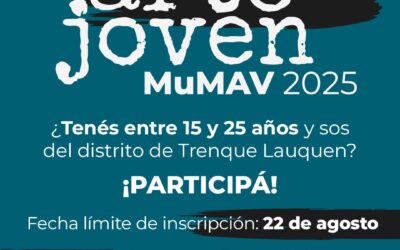 PREMIO ARTE JOVEN Y MUESTRA DE ARTE INFANTIL MUMAV 2025: SE EXTENDIÓ LA INSCRIPCIÓN HASTA EL 22 DE AGOSTO