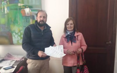 PREMIOS ESTÍMULO: UNA VECINA GANADORA DEL SEGUNDO SORTEO DEL AÑO RETIRÓ SU PREMIO