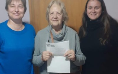 PREMIOS ESTÍMULO: UNA VECINA DE 30 DE AGOSTO RETIRÓ SU PREMIO EN EL ENTE DESCENTRALIZADO