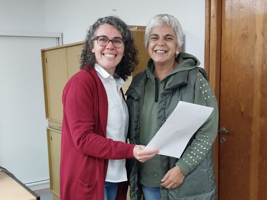 PREMIOS ESTÍMULO: EL MUNICIPIO ENTREGÓ SU PREMIO A UNA VECINA QUE RESULTÓ FAVORECIDA EN EL PRIMER SORTEO DEL AÑO