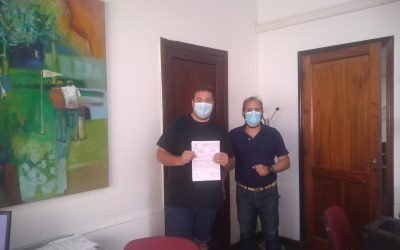 PREMIOS ESTÍMULO: OTRO VECINO GANADOR DEL ÚLTIMO SORTEO DEL AÑO 2021 SE PRESENTÓ HOY (MARTES) EN EL MUNICIPIO A RETIRAR SU PREMIO