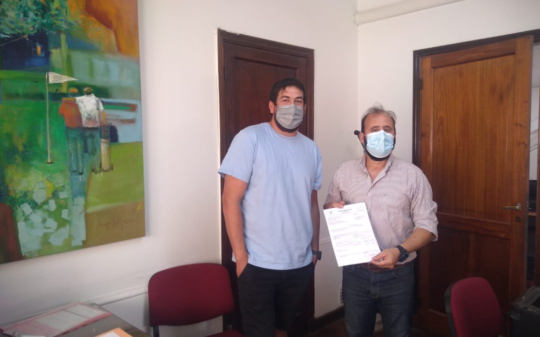 PREMIOS ESTÍMULO: EL MUNICIPIO ENTREGÓ HOY (JUEVES) EL PREMIO A OTRO VECINO GANADOR DEL ÚLTIMO SORTEO DEL AÑO 2021