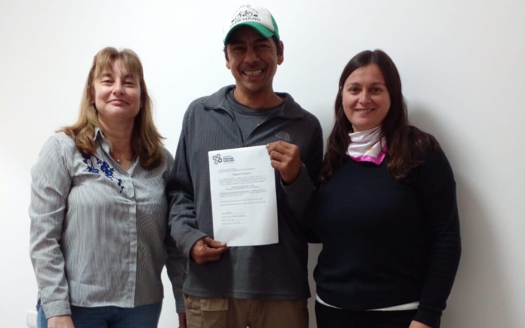 PREMIOS ESTÍMULO: UN VECINO DE 30 DE AGOSTO FAVORECIDO EN EL PRIMER SORTEO DEL AÑO RETIRÓ SU ORDEN DE COMPRA POR 400.000 PESOS