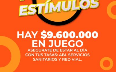 ESTE VIERNES (29) SE REALIZARÁ EL SEGUNDO SORTEO DEL AÑO DE LOS PREMIOS ESTÍMULO: EL POZO ES DE 9.600.000 PESOS