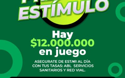 PREMIOS ESTÍMULO: EL SEGUNDO SORTEO DEL AÑO SE REALIZARÁ EL VIERNES 28 DE AGOSTO