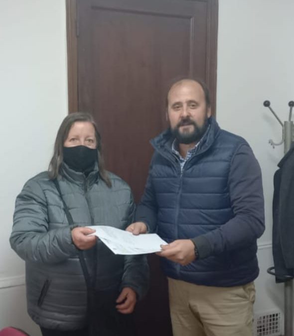 PREMIOS ESTÍMULO: LA MUNICIPALIDAD ENTREGÓ ESTA MAÑANA (VIERNES) EL PREMIO A OTRO VECINO GANADOR DEL SORTEO