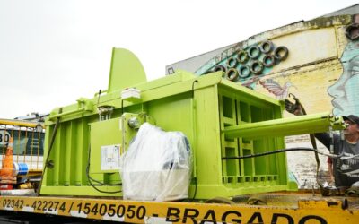 EL MUNICIPIO ADQUIRIÓ UNA NUEVA PRENSA ENFARDADORA PARA EL POLO AMBIENTAL