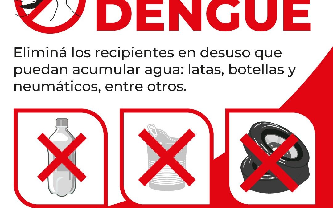 DESDE ZOONOSIS MUNICIPAL RECUERDAN LAS MEDIDAS PARA PREVENIR EL DENGUE, ANTE EL AUMENTO DE CASOS EN EL PAÍS