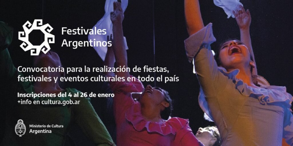 LANZAN EL PROGRAMA FESTIVALES ARGENTINOS QUE BRINDA APOYO ECONÓMICO  PARA LA REALIZACIÓN DE FIESTAS Y EVENTOS CULTURALES